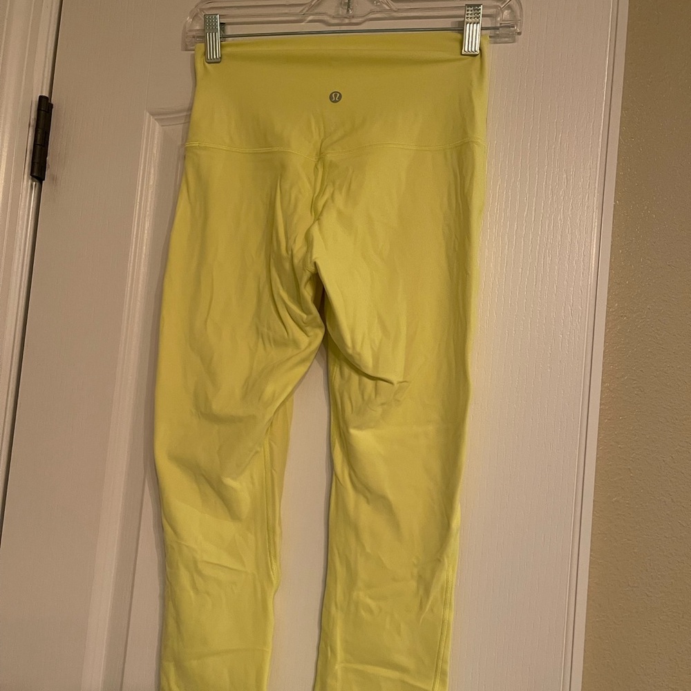 Lululemon Athletica Vibrant Yellow Leggings - Align 21”